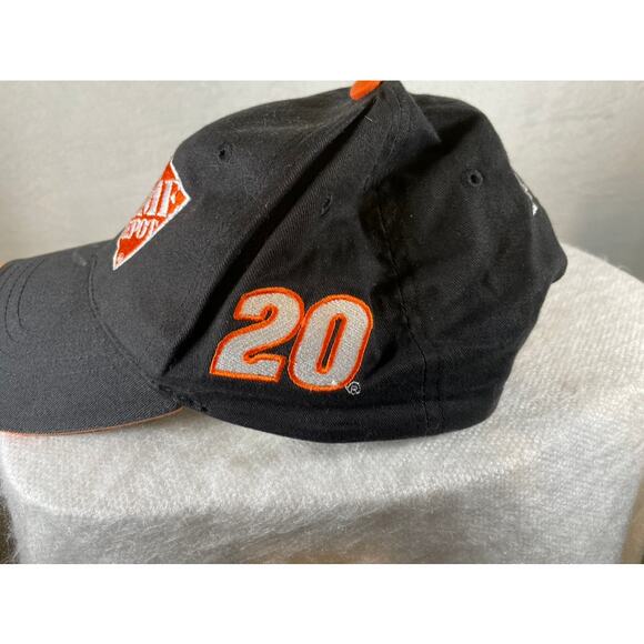 Vintage Tony Stewart #20 Home Depot NASCAR Racing Hat Signed Joe Gibbs Racing - Picture 4 of 7